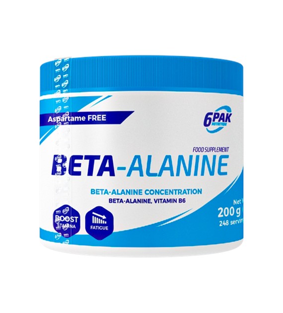 6PAK Beta-Alanine w proszku - 200 g