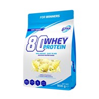 6PAK Białko 80 Whey Protein waniliowe - 908 g