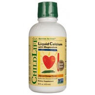 ChildLife Liquid Calcium with Magnesium, Natural Orange Flavor - 473 ml