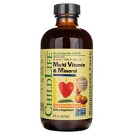ChildLife Multi Vitamin & Mineral, Příchuť přírodní pomeranč/mango - 237 ml