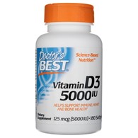 Doctor's Best Vitamin D3 5000 IE - 180 Weichkapseln