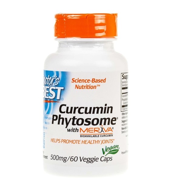 Doctor's Best Kurkumin fytosom s merivou 500 mg - 60 veg. kapslí