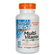 Doctor's Best Multi-Vitamin with Vitashine D3 and Quatrefolic - 90 Veg Capsules