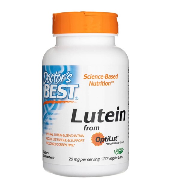 Doctor's Best Lutein from OptiLut - 120 Veg Capsules