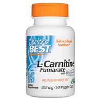 Doctor's Best L-Carnitin Fumarat mit Biosint Carnitinen 855 mg - 60 pflanzliche Kapseln