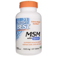Doctor's Best MSM mit OptiMSM 1500 mg - 120 Tabletten