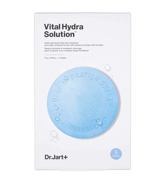 Dr. Jart+ Dermask Water Jet Vital Hydra Solution Maseczki nawilżające - 5 sztuk