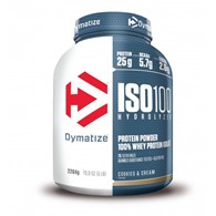 Dymatize ISO 100 Hydrolyzed Whey Protein Isolate, Cookies and Cream - 2264 g