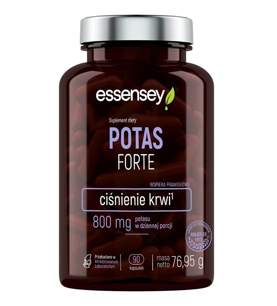 Essensey Potas Forte 800 mg - 90 kapsułek