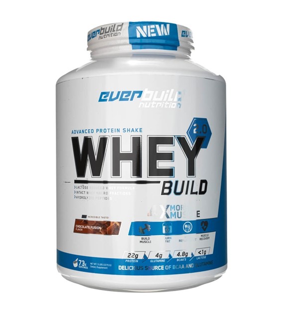 Everbuild Nutrition Whey Build 2.0 Chocolate Fusion - 2270 g