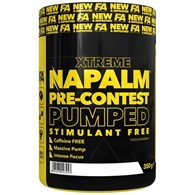 Fitness Authority Napalm Pre-contest Pumped Stimulant Free, przedtreningówka liczi - 350 g
