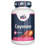 Haya Labs Cayenne Pepper Extract - 100 kapslí