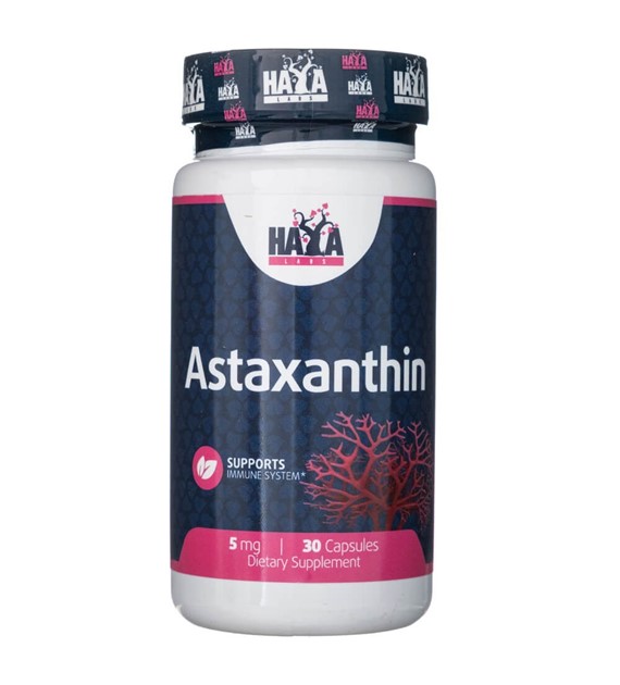 Haya Labs Astaksantyna 5 mg - 30 kapsułek