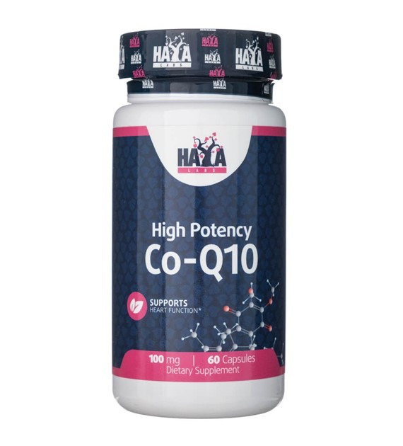 Haya Labs High Potency Co-Q10 100 mg - 60 Capsules