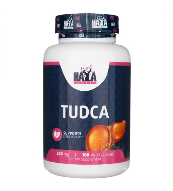 Haya Labs Tudca (Kyselina tauroursodeoxycholová) 200 mg - 100 veg. kapslí