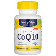 Healthy Origins Koenzym Q10 100 mg - 60 měkkých gelů