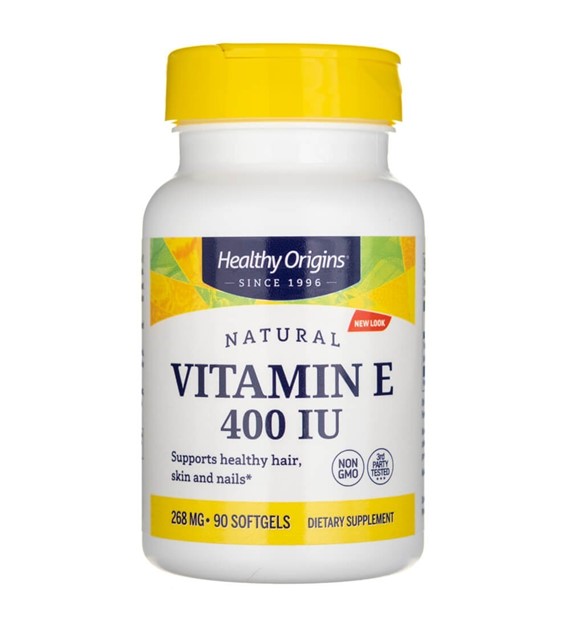 Healthy Origins Vitamin E-400 - 90 měkkých gelů