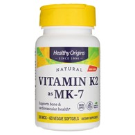 Healthy Origins Vitamin K2 jako MK-7 100 mcg - 60 měkkých gelů
