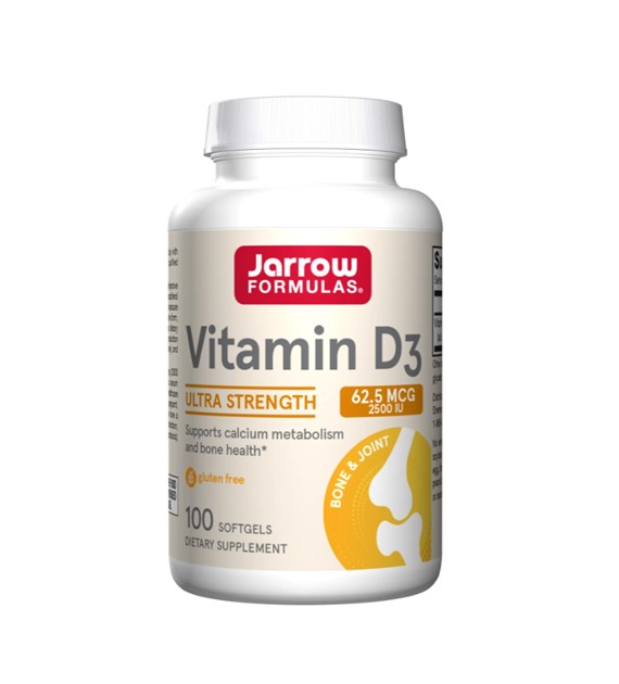 Jarrow Formulas Vitamin D3 2500 IU - 100 Softgels