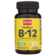 Jarrow Formulas Methyl B12 (Methylcobalamin) 1000 mcg - 100 Tablets