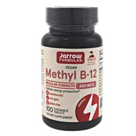 Jarrow Formulas Methyl B12 (Metylokobalamina) 500 mcg - 100 pastylek