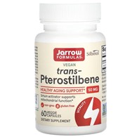 Jarrow Formulas Trans-Pterostilbene 50 mg - 60 Veg Capsules