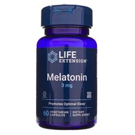 Life Extension Melatonin 3 mg - 60 veg. kapslí