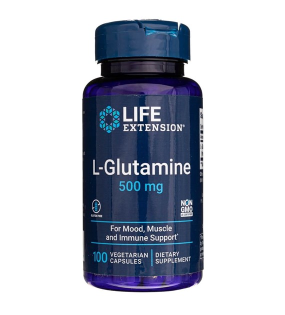Life Extension L-Glutamine 500mg 100 vege caps