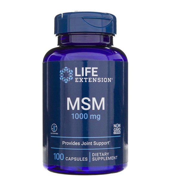Life Extension MSM (metylosulfonylometan) 1000 mg - 100 kapsułek