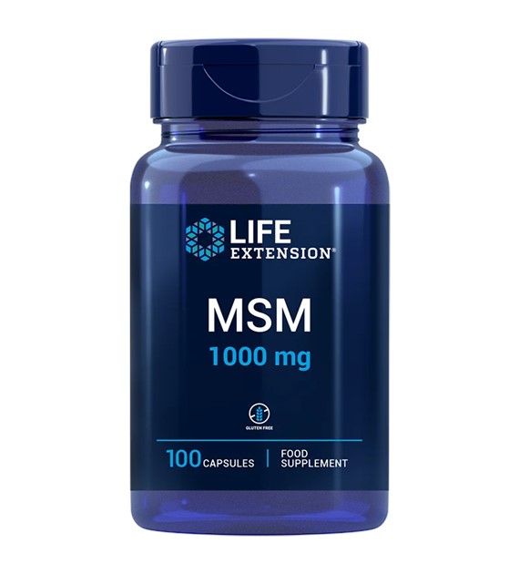 Life Extension MSM 1000 mg - 100 Capsules