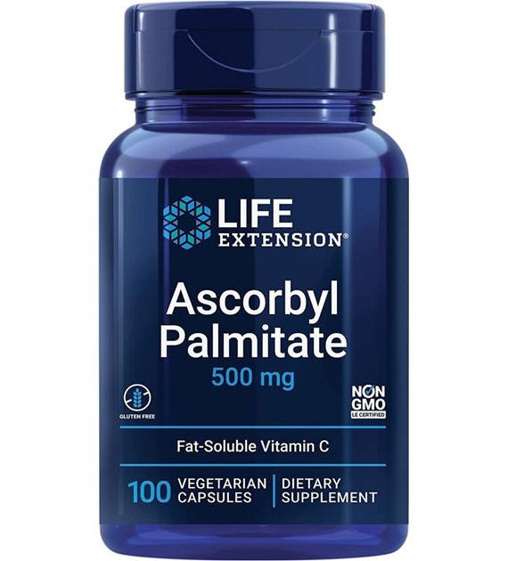 Life Extension Ascorbylpalmitat 500 mg - 100 pflanzliche Kapseln