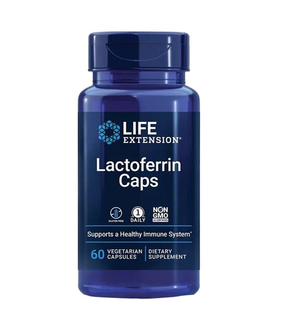Life Extension Lactoferrin Caps (apolactoferrin) - 60 kapslí