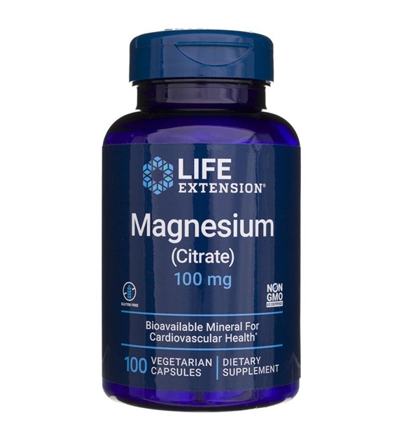 Life Extension Magnesium (Citrate) 100 mg - 100 Veg Capsules