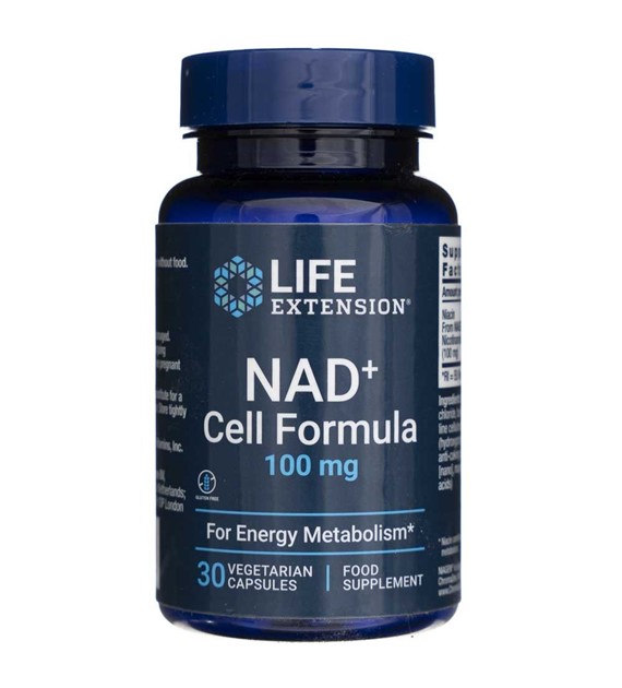 Life Extension NAD-Zellenformel 100 mg - 30 pflanzliche Kapseln
