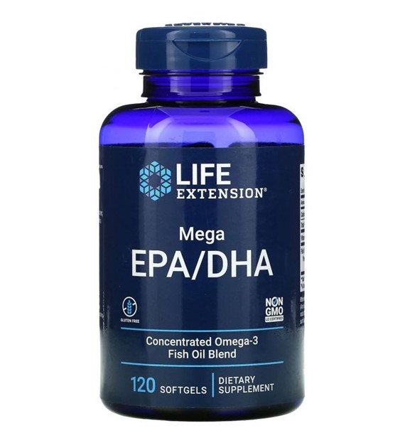Life Extension Mega EPA/DHA - 120 měkkých gelů