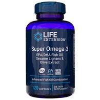 Life Extension Super-Omega-3 EPA/DHA mit Sesam-Lignanen - 120 Weichkapseln