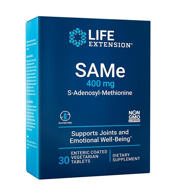 Life Extension SAMe S-adenosyl-methionin 400 mg - 30 tablet