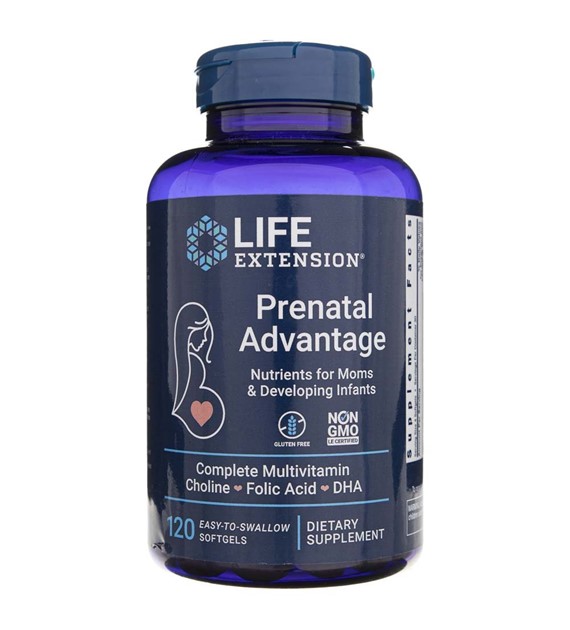 Life Extension Prenatal Advantage - 120 měkkých gelů