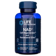 Life Extension NAD+ Cell Regenerator™ and Resveratrol Elite™ 300 mg - 30 Veg Capsules