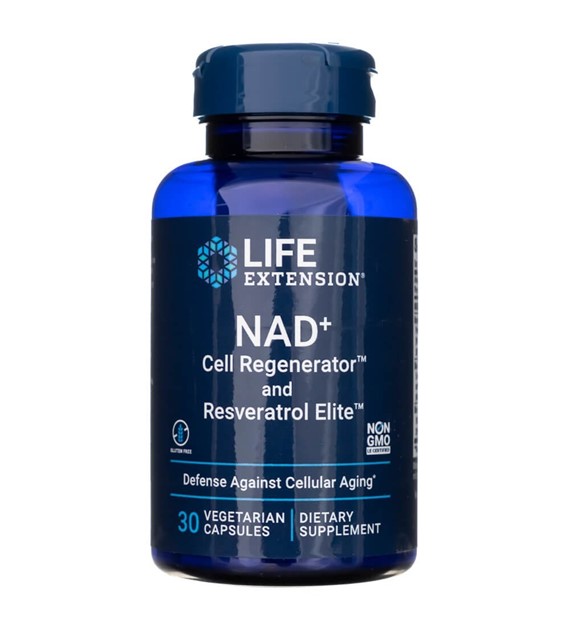 Life Extension NAD+ Cell Regenerator™ z resweratrolem 300 mg - 30 kapsułek