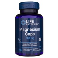 Life Extension Magnesium Kappen 500 mg - 100 pflanzliche Kapseln