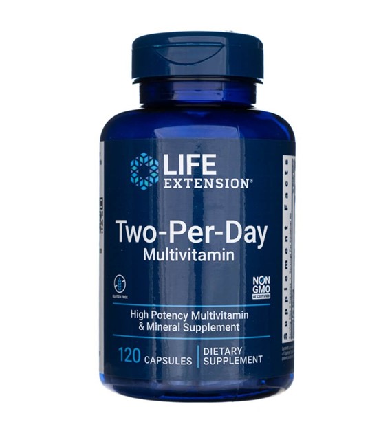 Life Extension Two-Per-Day Capsules (Multiwitamina) - 120 kapsułek