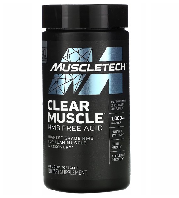 MuscleTech Clear Muscle HMB Free Acid - 84 kapsułki