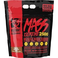 PVL Mutant Mass Extreme 2500 Gainer, potrójna czekolada - 5450 g