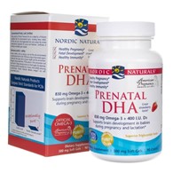 Nordic Naturals Prenatal DHA, jahodová příchuť - 90 měkkých gelů