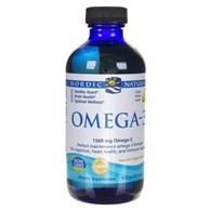 Nordic Naturals Omega-3 1560 mg, citronová příchuť - 237 ml