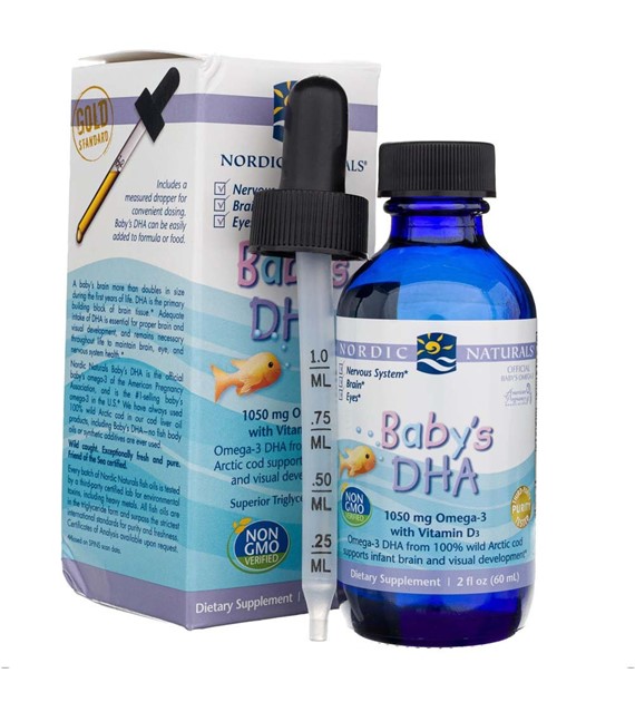 Nordic Naturals Baby's DHA z witaminą D3 - 60 ml
