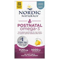 Nordic Naturals Postnatal Omega-3 Lemon 560 mg - 60 softgelů