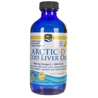 Nordic Naturals Arctic-D Olej z tresčích jater, citronová příchuť - 237 ml
