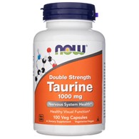 Now Foods Taurine Doppelte Stärke 1000 mg - 100 pflanzliche Kapseln
